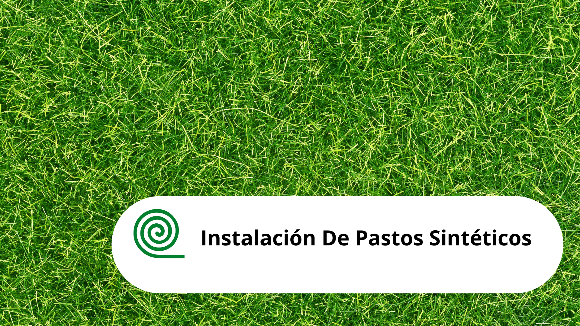 Instalación De Pastos Sintéticos